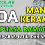 Niat Mandi Puasa Ramadhan Arab Latin Hukum Cara Keramas